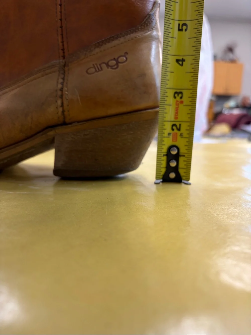 Vintage Men's Dingo Boots Size 10.5 D Tan Color